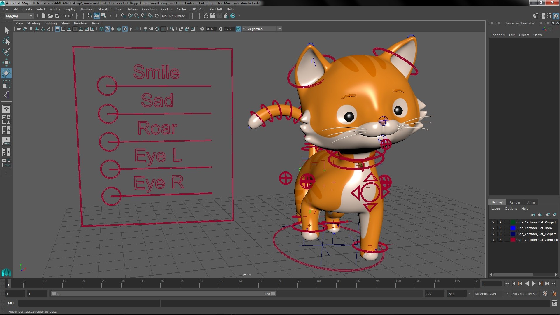 Funny and Cute Cartoon Cat Rigged for Maya model https://p.turbosquid.com/ts-thumb/1i/X8QgLK/4B/funnyandcutecartooncatriggedformayavray3dmodel038/jpg/1664215858/1920x1080/fit_q87/66b88a9f31a6319af5c6d8b05121218f46db9b1a/funnyandcutecartooncatriggedformayavray3dmodel038.jpg