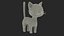 Funny and Cute Cartoon Cat Rigged for Maya