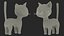 Funny and Cute Cartoon Cat Rigged for Maya