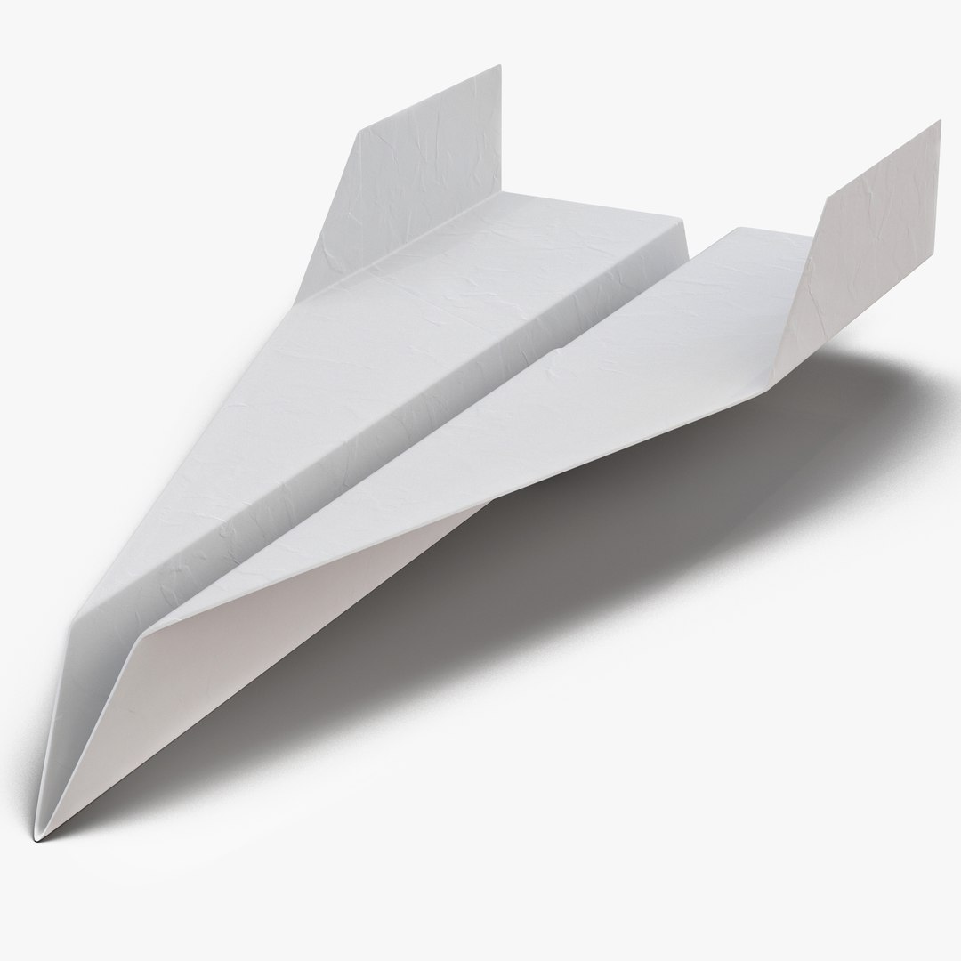 Paper Plane 2 3D model preview