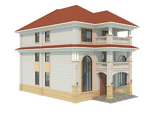 3D villa model