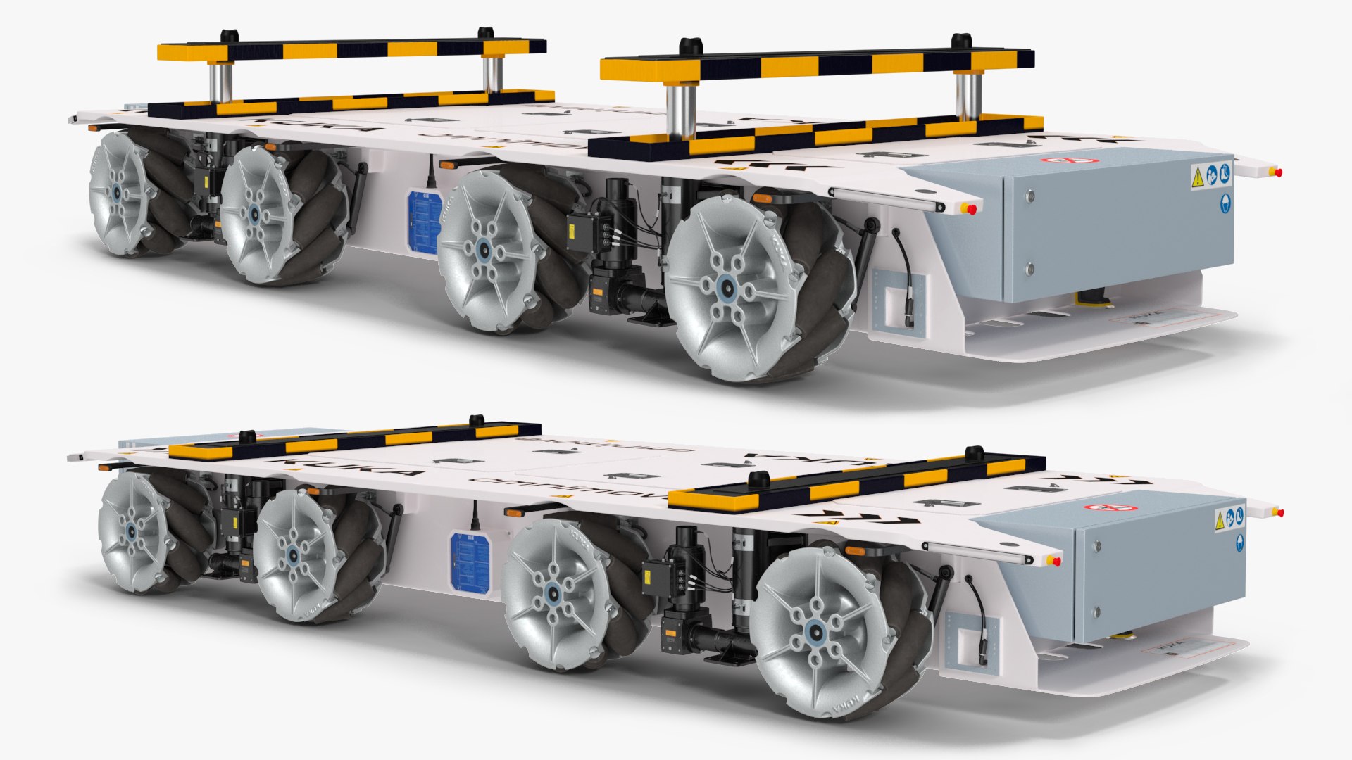 3D model White Omnimove Mobile Platform KUKA Rigged for Maya ...
