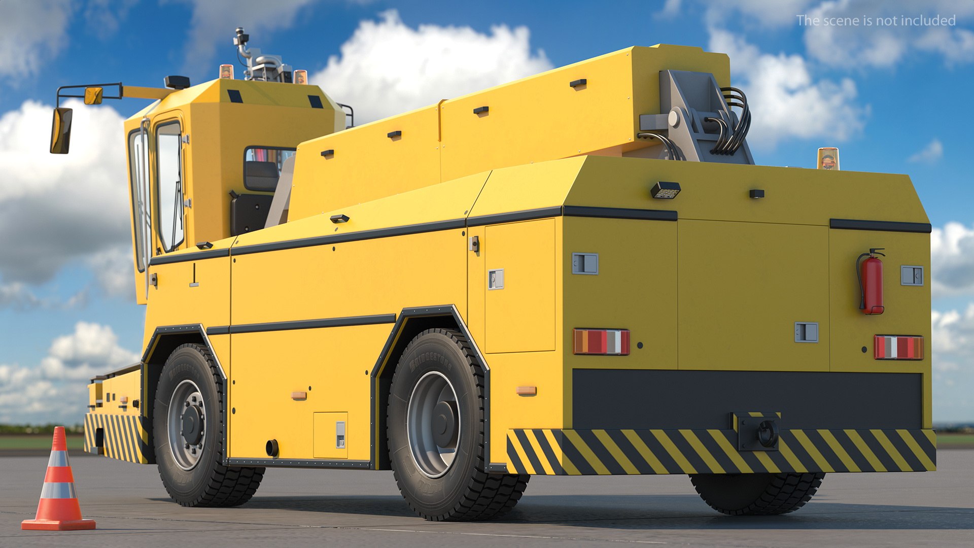 Deicing Vehicle Generic Folded Model TurboSquid 1567852