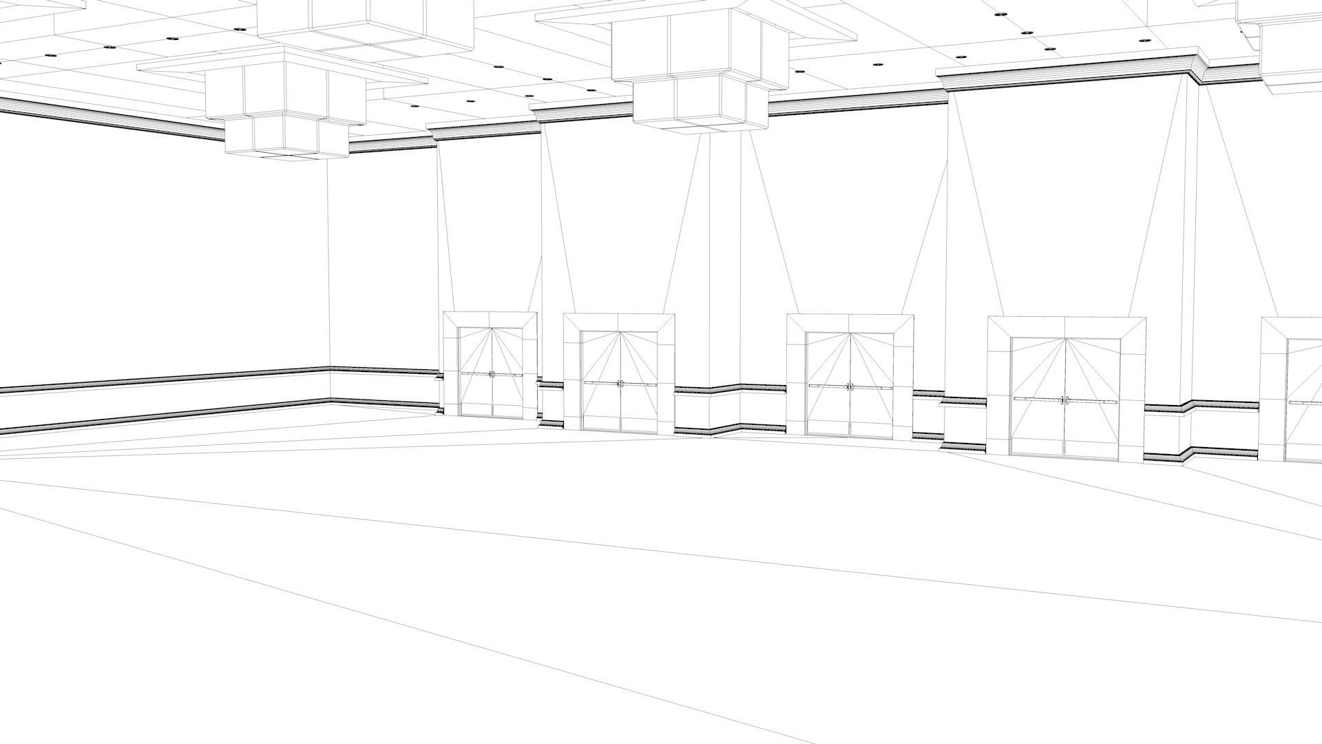 3D Ballroom 20 Model - TurboSquid 2187954
