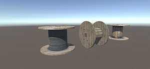 reels barrier 3D model