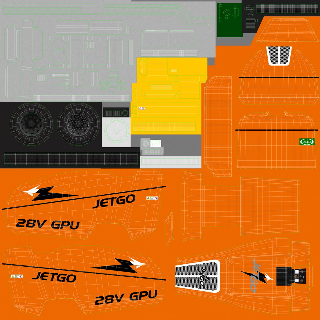 Ground Power Units 3d Max
