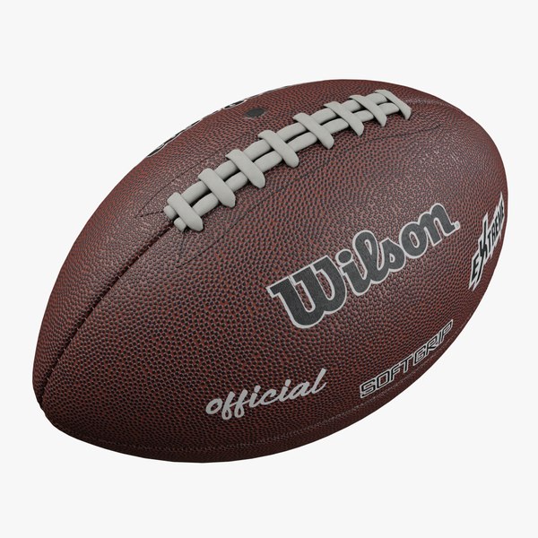 3D football ball american