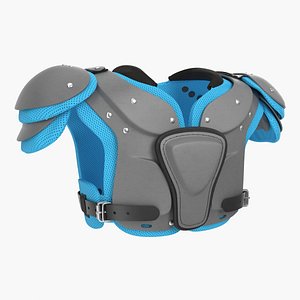 Football Shoulder Pads Generic 3D Model