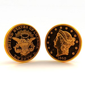 Liberty Gold Coin model