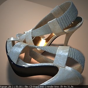 shoe carlos santana 3d model