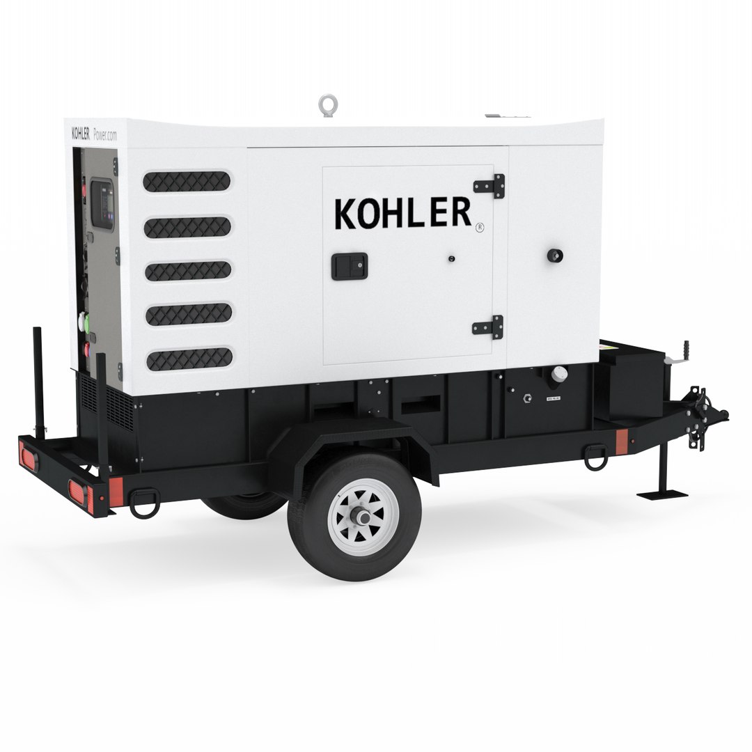 Kohler Industrial Diesel Generators Single White Color Model
