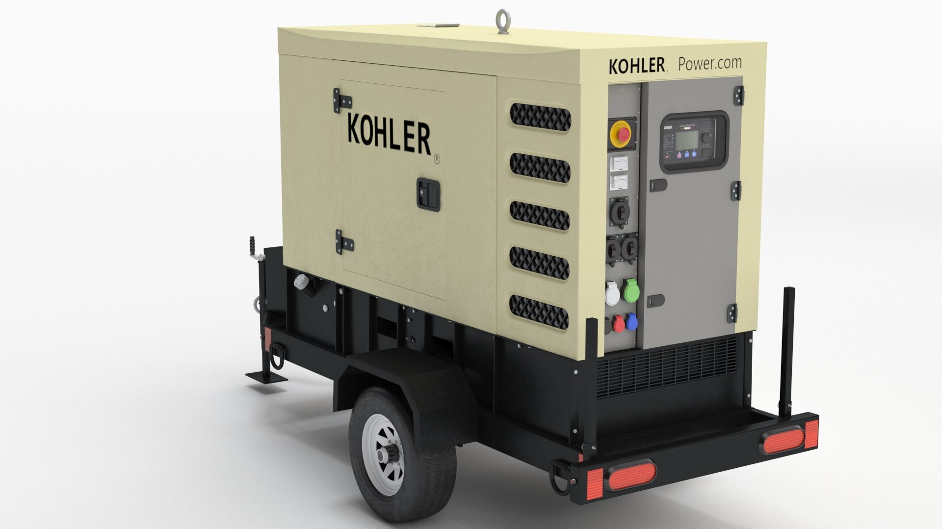 Kohler Industrial Diesel Generators Single White Color Model