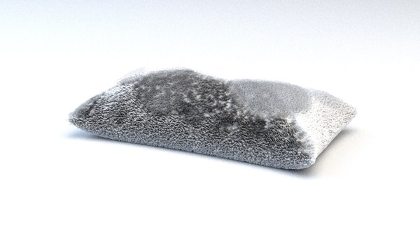 Grey Rock 3D Pillow