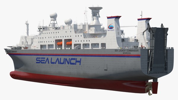 modelo 3d Buque de mando de lanzamiento marítimo aparejado - TurboSquid ...