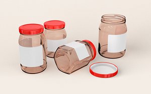 Glass Jars Set