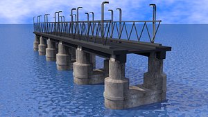 sci-fi bridge model