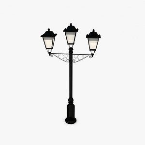 streetlight light lantern 3d max