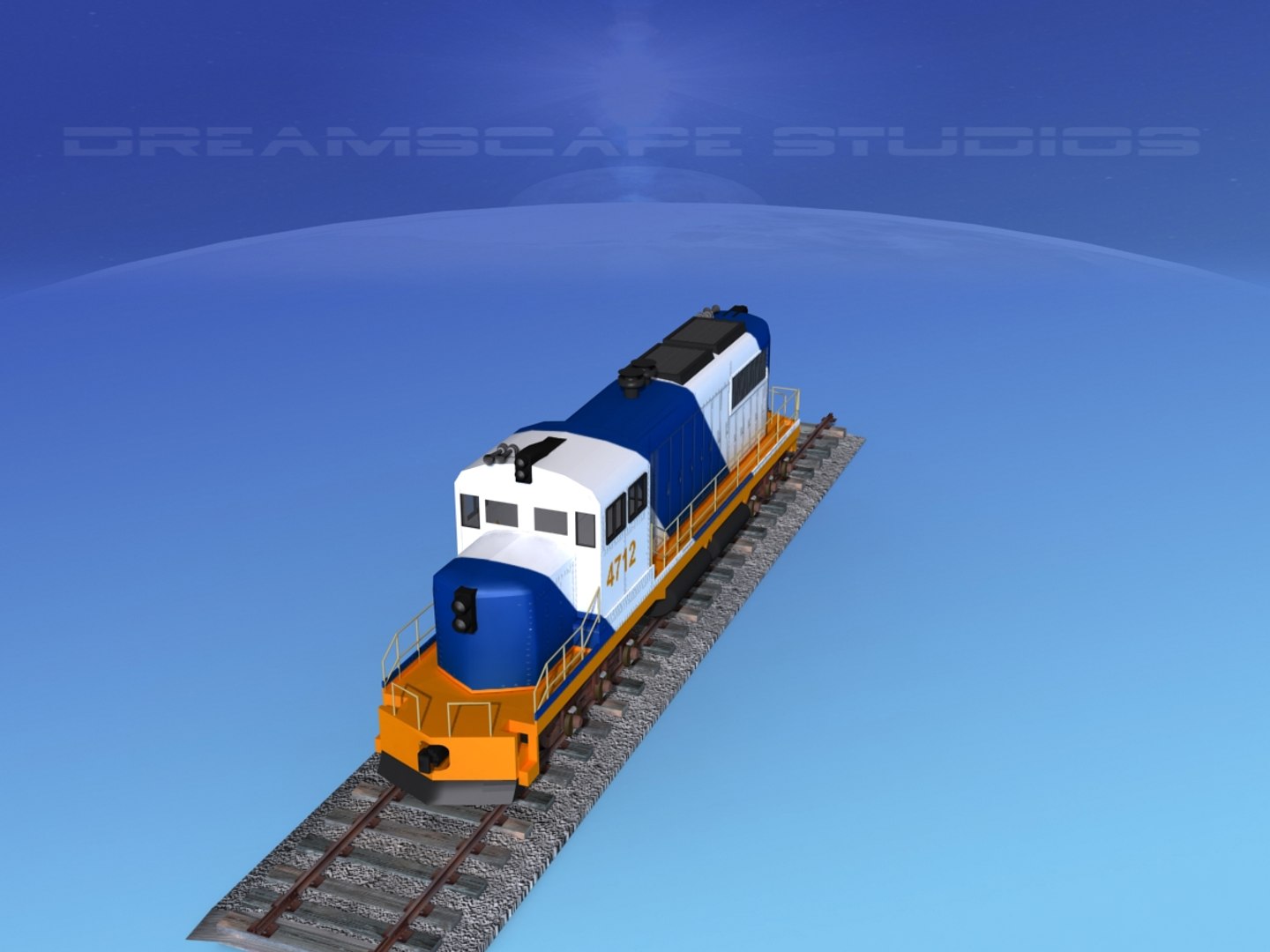 Diesel Train Locomotive 3D Model - TurboSquid 1320843