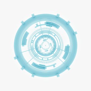 Circular Hud 3D model