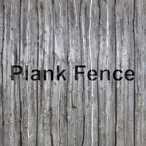 3D old wooden plank fence model
