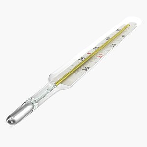 mercury thermometer 3D model