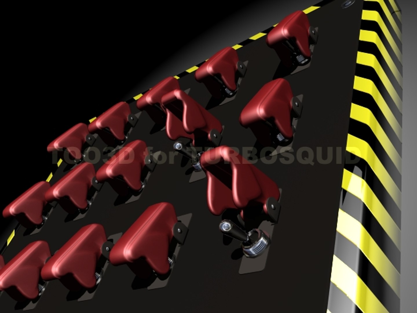 3d Switch Panel Model