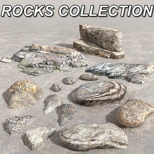 stone rock 3d model