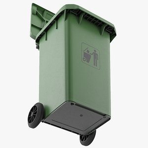 3D model garbage container
