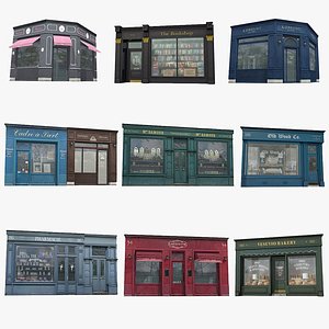 Realistic Storefront Facades  Game Collection