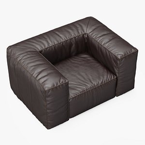 armchair scruffy chair 3d fbx