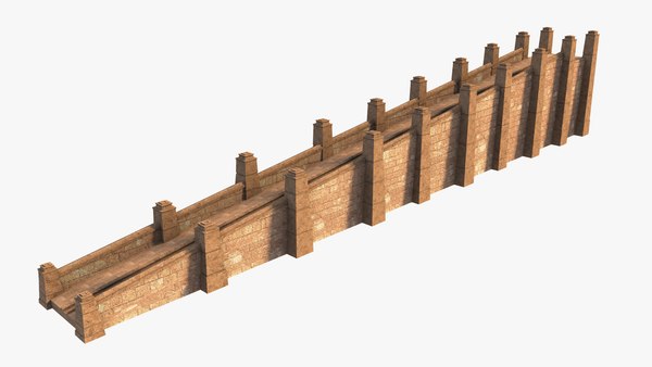 Ancient Stair Ramp 3D model