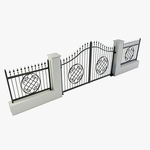 3D wrought iron model
