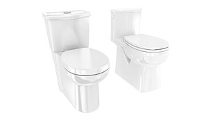 American standard contract cali toilet 3D