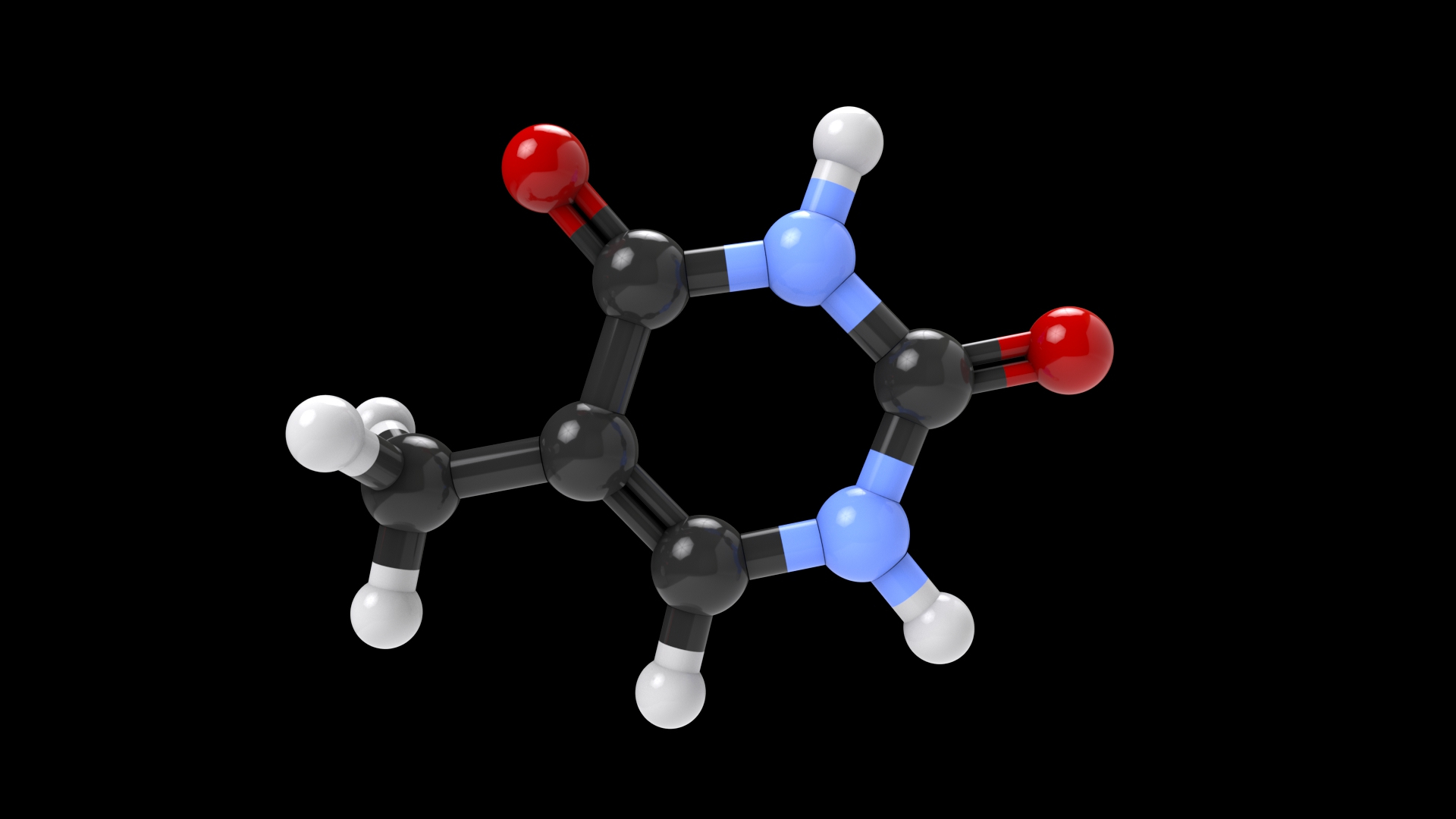 3D Thymine - TurboSquid 2210557
