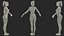 Dark Skin Fitness Woman Rigged for Cinema 4D