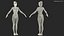 Dark Skin Fitness Woman Rigged for Cinema 4D