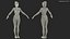 Dark Skin Fitness Woman Rigged for Cinema 4D