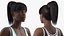 Dark Skin Fitness Woman Rigged for Cinema 4D