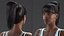 Dark Skin Fitness Woman Rigged for Cinema 4D