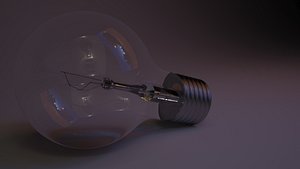 3d light bulb