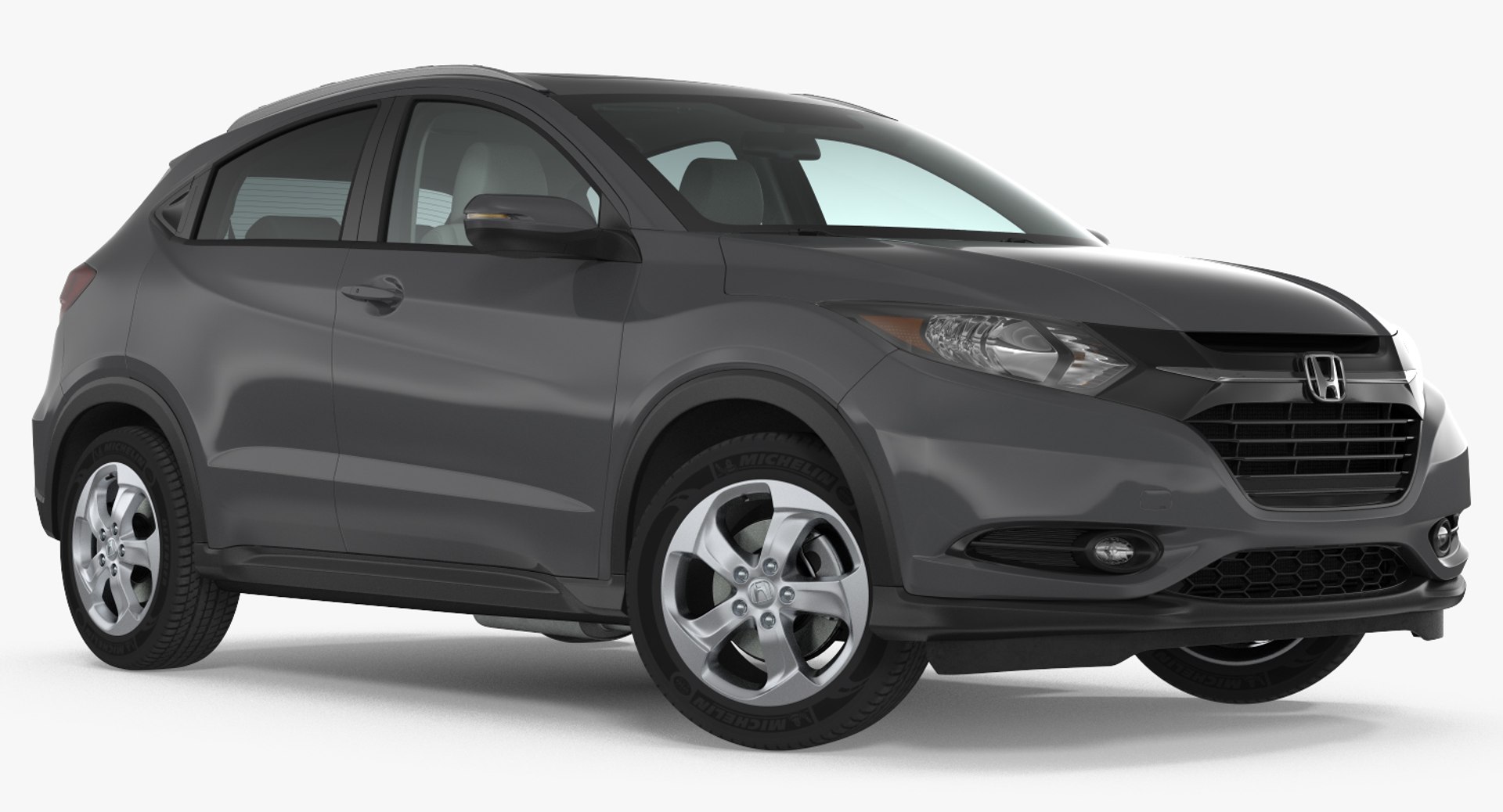 Crossover Honda HR-V Rigged 3D Model 3D model preview