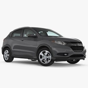 Crossover Honda HR-V Rigged 3D Model