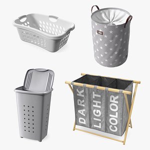 Laundry Baskets Collection 2 3D model