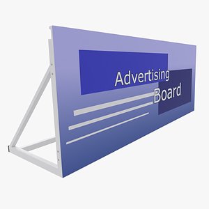 Sport Advertising Board 3D model
