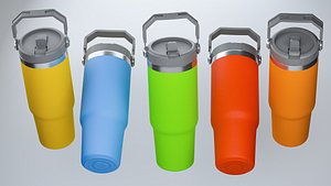 3D Vacuum Insulated Travel Tumbler 3D model model