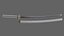 katana japan japanese 3D model