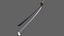 katana japan japanese 3D model