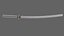 katana japan japanese 3D model