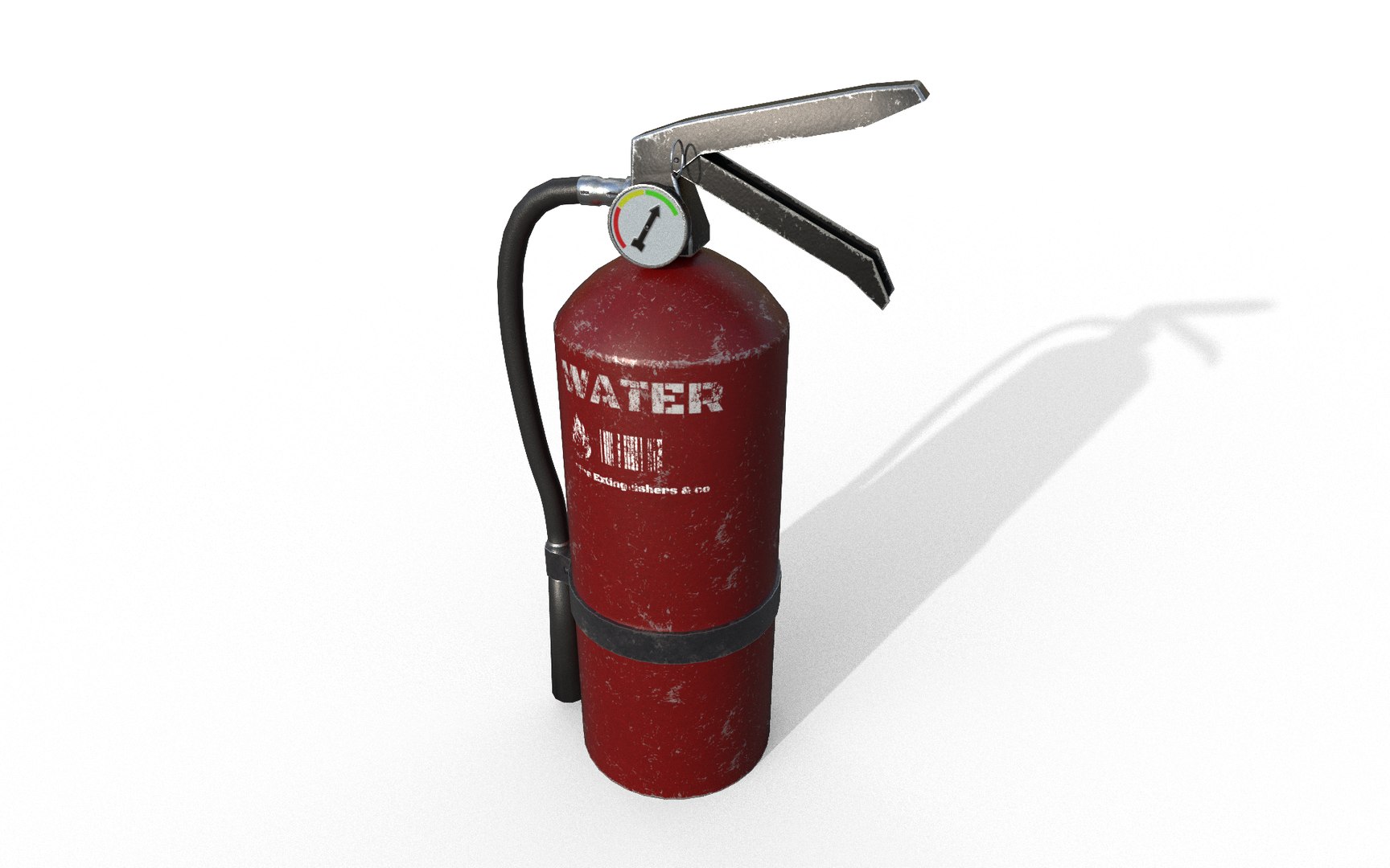 Fire Extinguisher PBR material 2k 3D model - TurboSquid 1985586