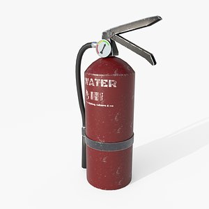 Fire Extinguisher PBR material 2k 3D model